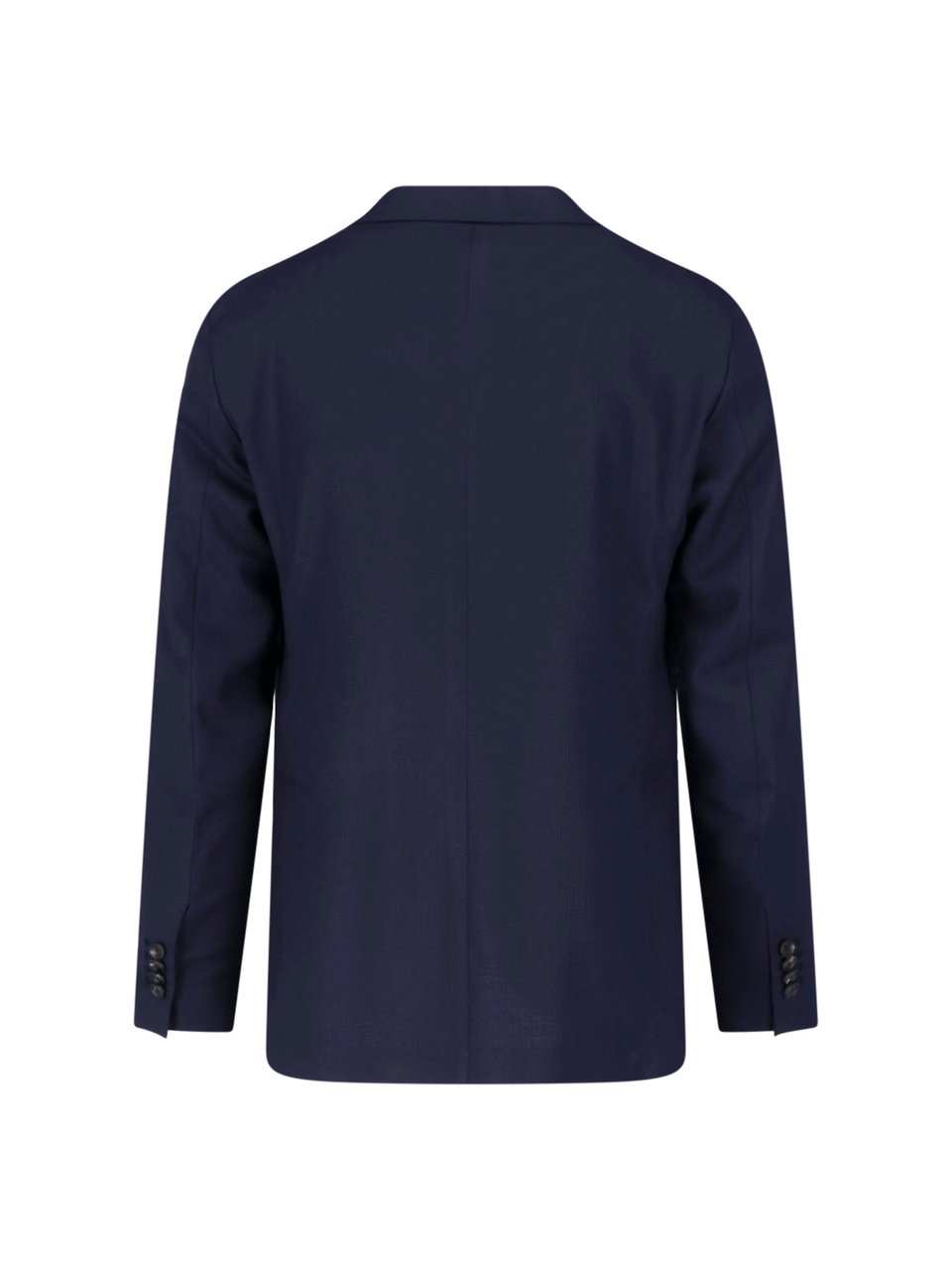 Tagliatore Navy Blue Virgin Wool Blazer Blauw