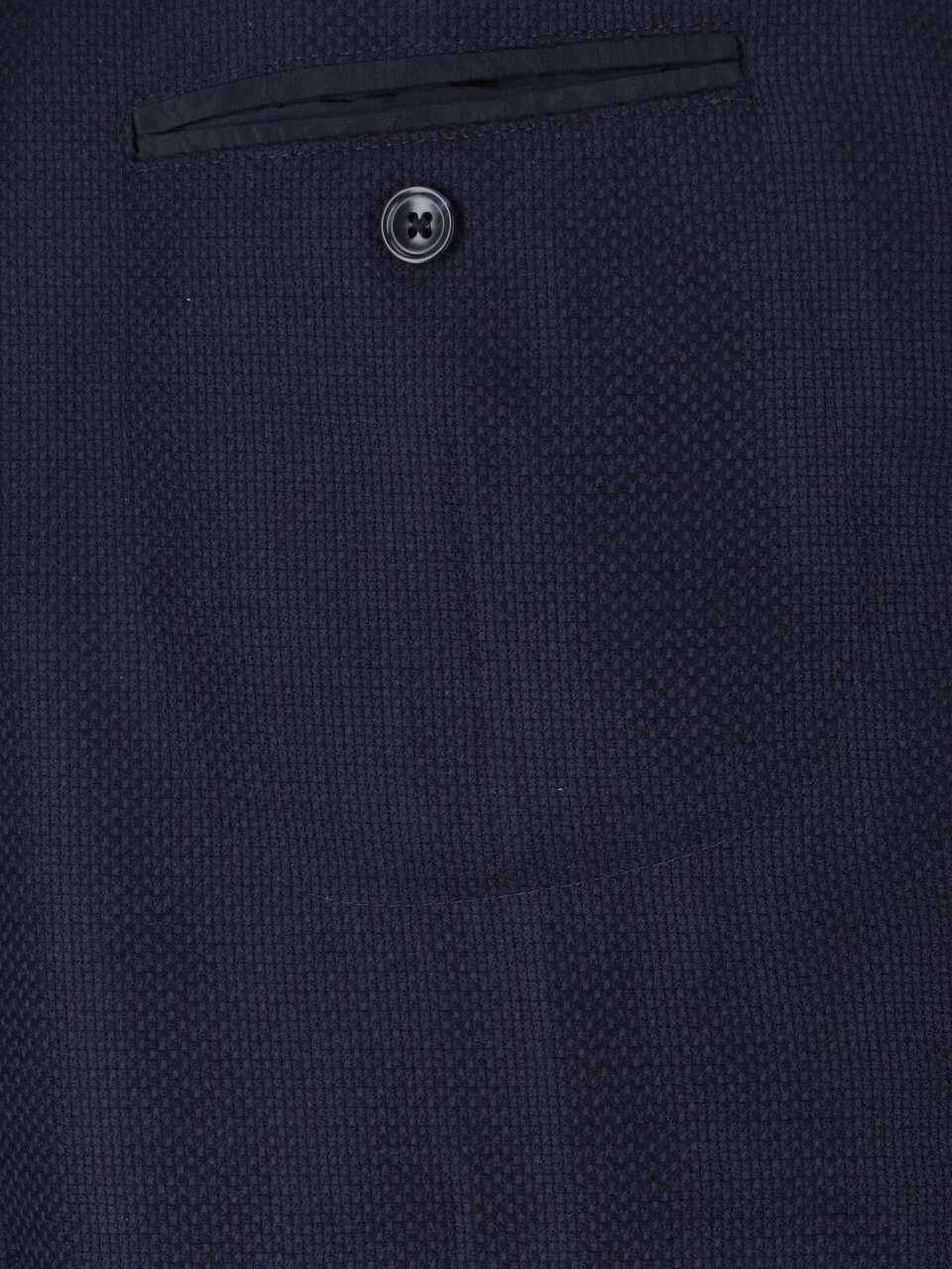 Tagliatore Navy Virgin Wool Single-Breasted Blazer Blauw