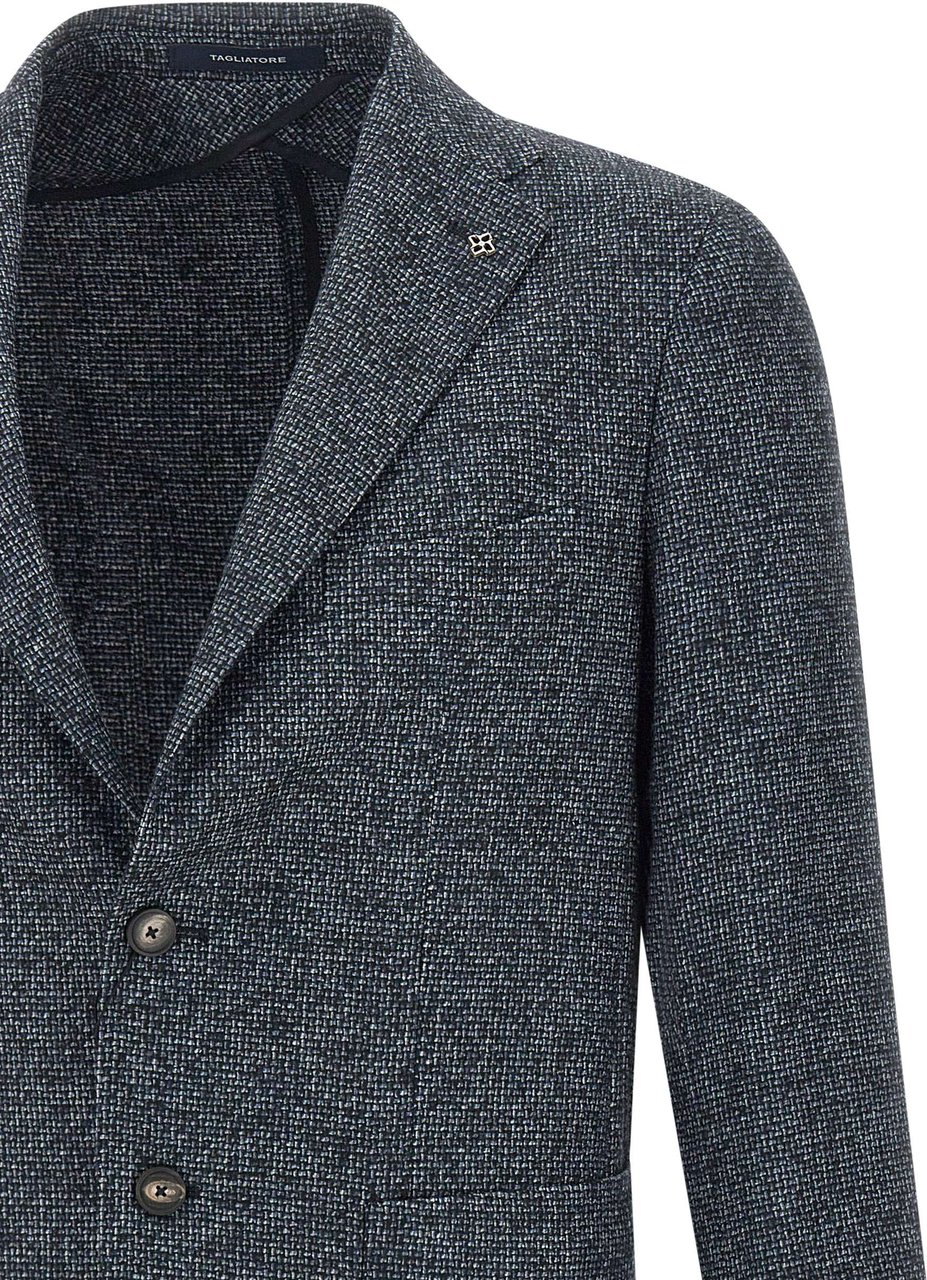 Tagliatore Jackets Blue Blauw