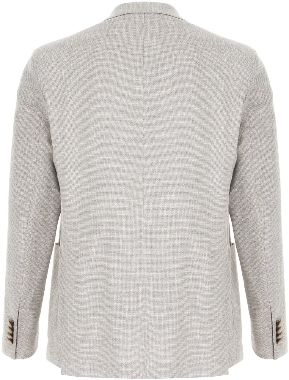 Tagliatore Grey stretch wool blend blazer Grijs
