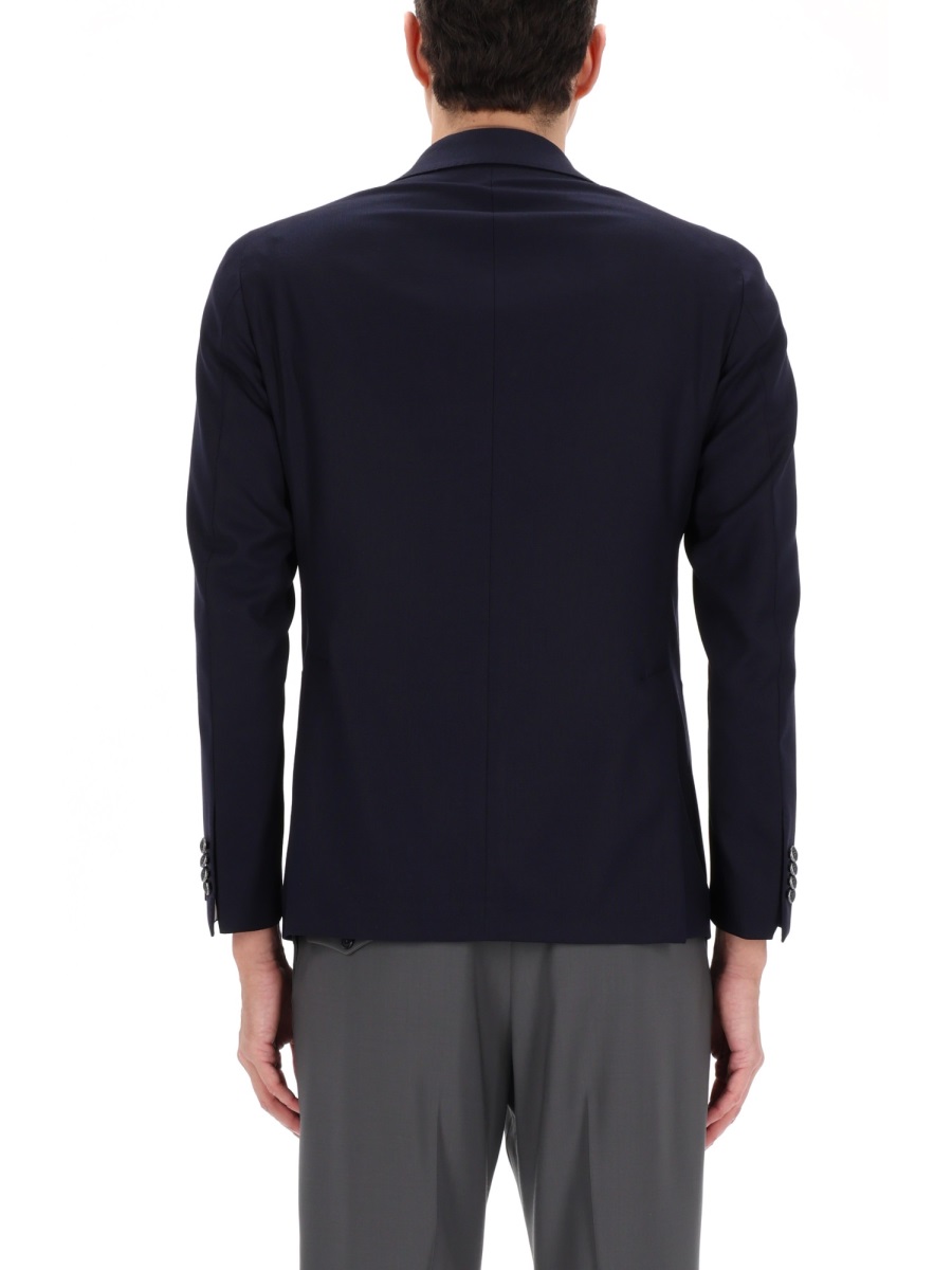 Tagliatore Single-Breasted Blazer – Blue Blauw