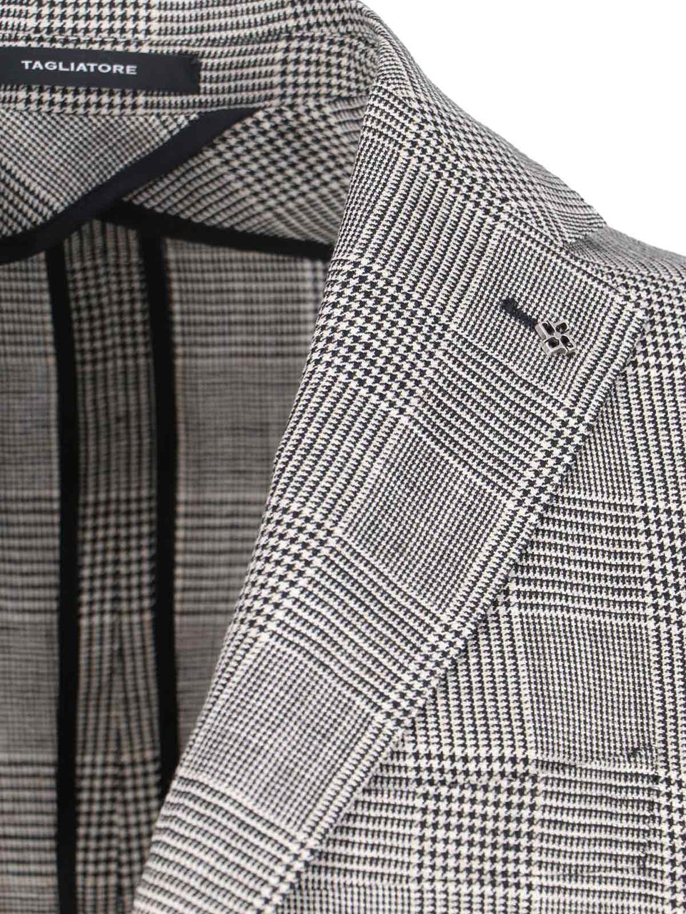 Tagliatore Single-Breasted Blazer – White Grijs