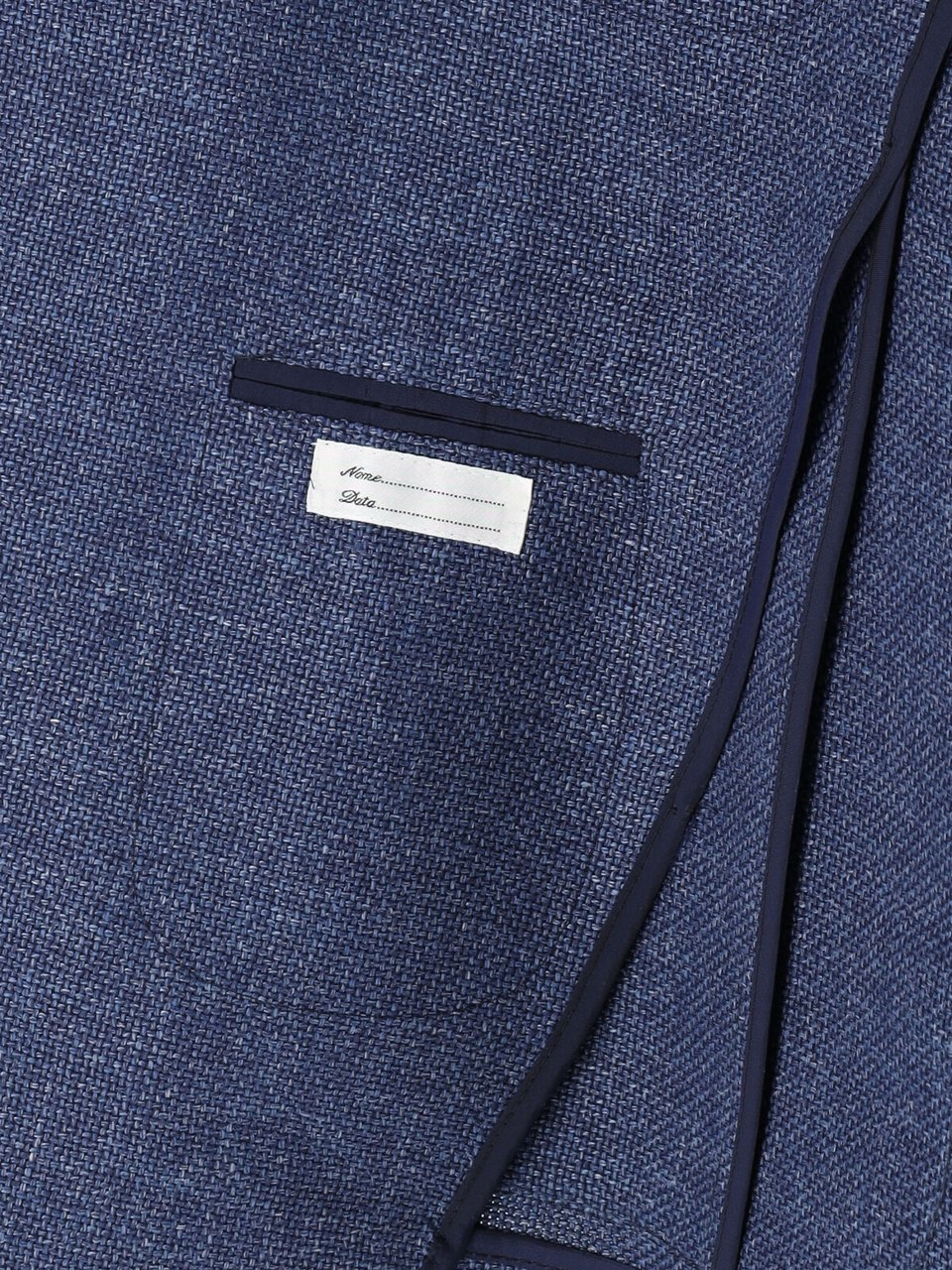 Tagliatore Blue Tailored Textured Notch Lapel Jacket Blauw