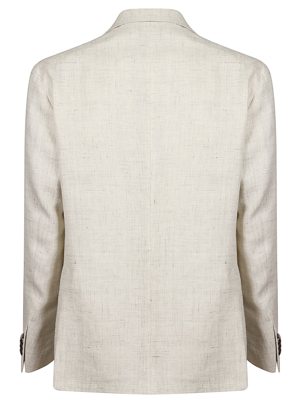 Tagliatore Beige Linen Wool Blend Blazer Wit