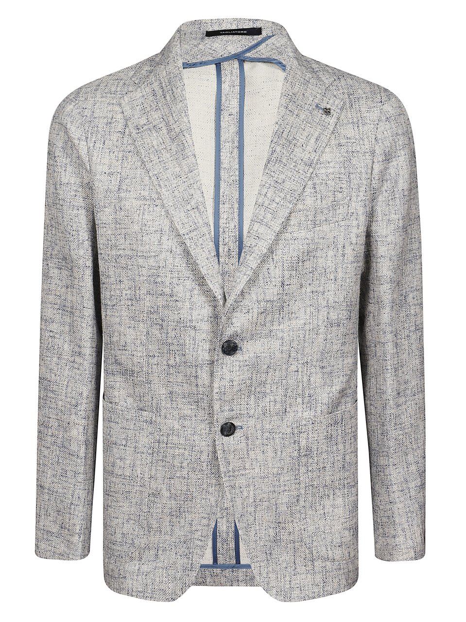 Tagliatore Tailored Textured Notch Lapel Jacket Grijs