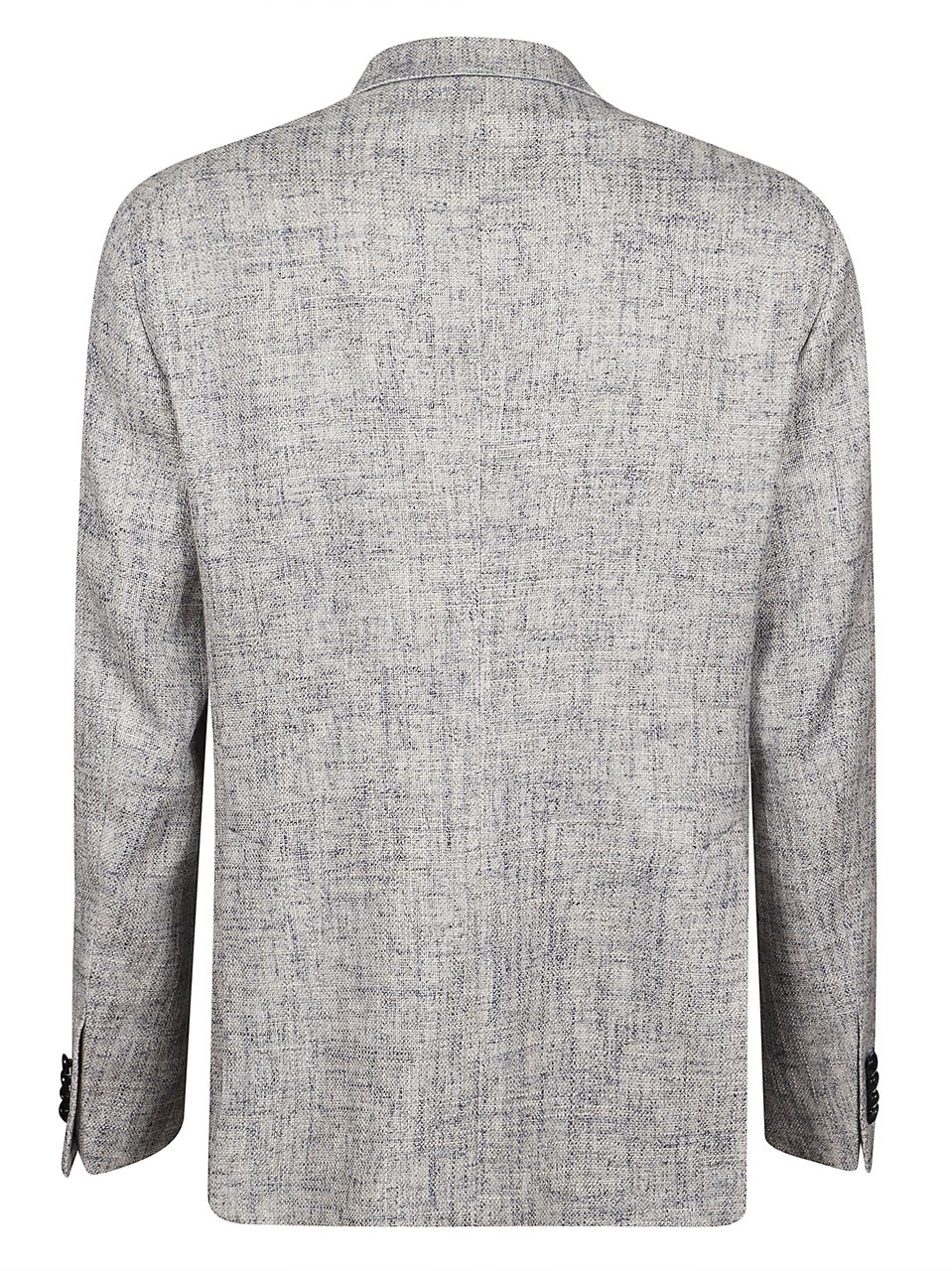 Tagliatore Tailored Textured Notch Lapel Jacket Grijs