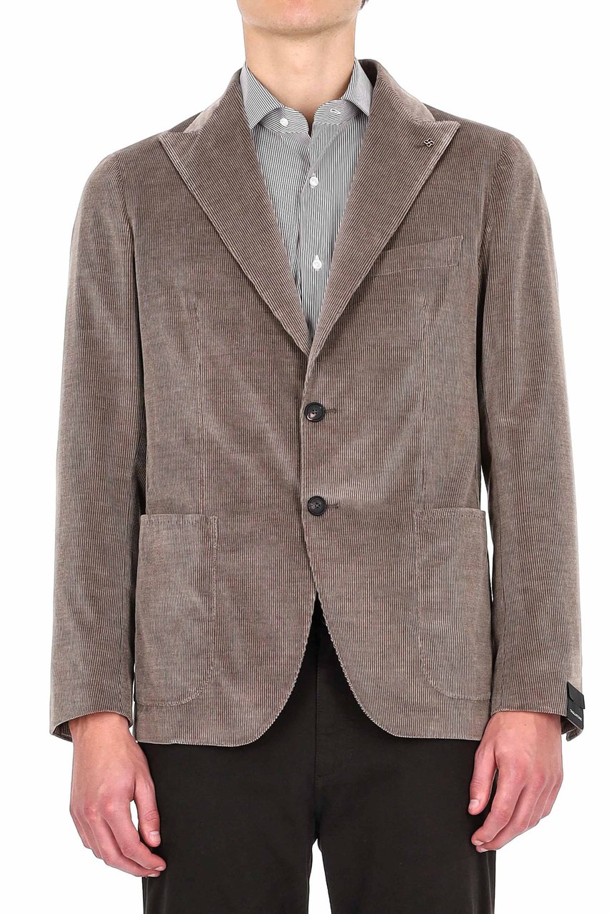 Tagliatore Montecarlo Line Cashco Velvet Jacket Zegna Roze