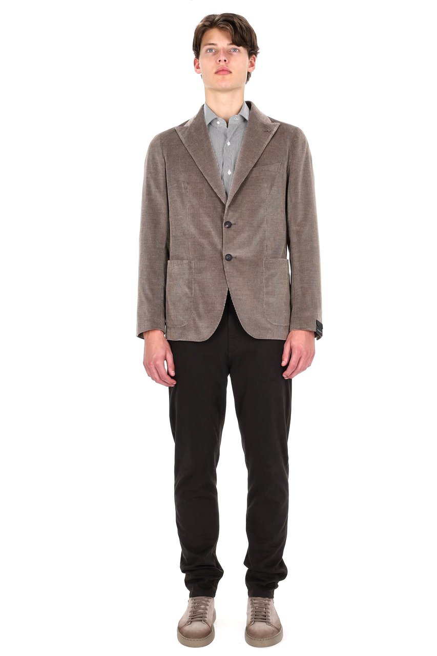 Tagliatore Montecarlo Line Cashco Velvet Jacket Zegna Roze