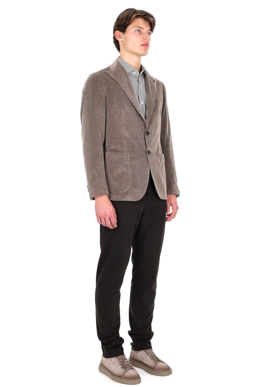 Tagliatore Montecarlo Line Cashco Velvet Jacket Zegna Roze