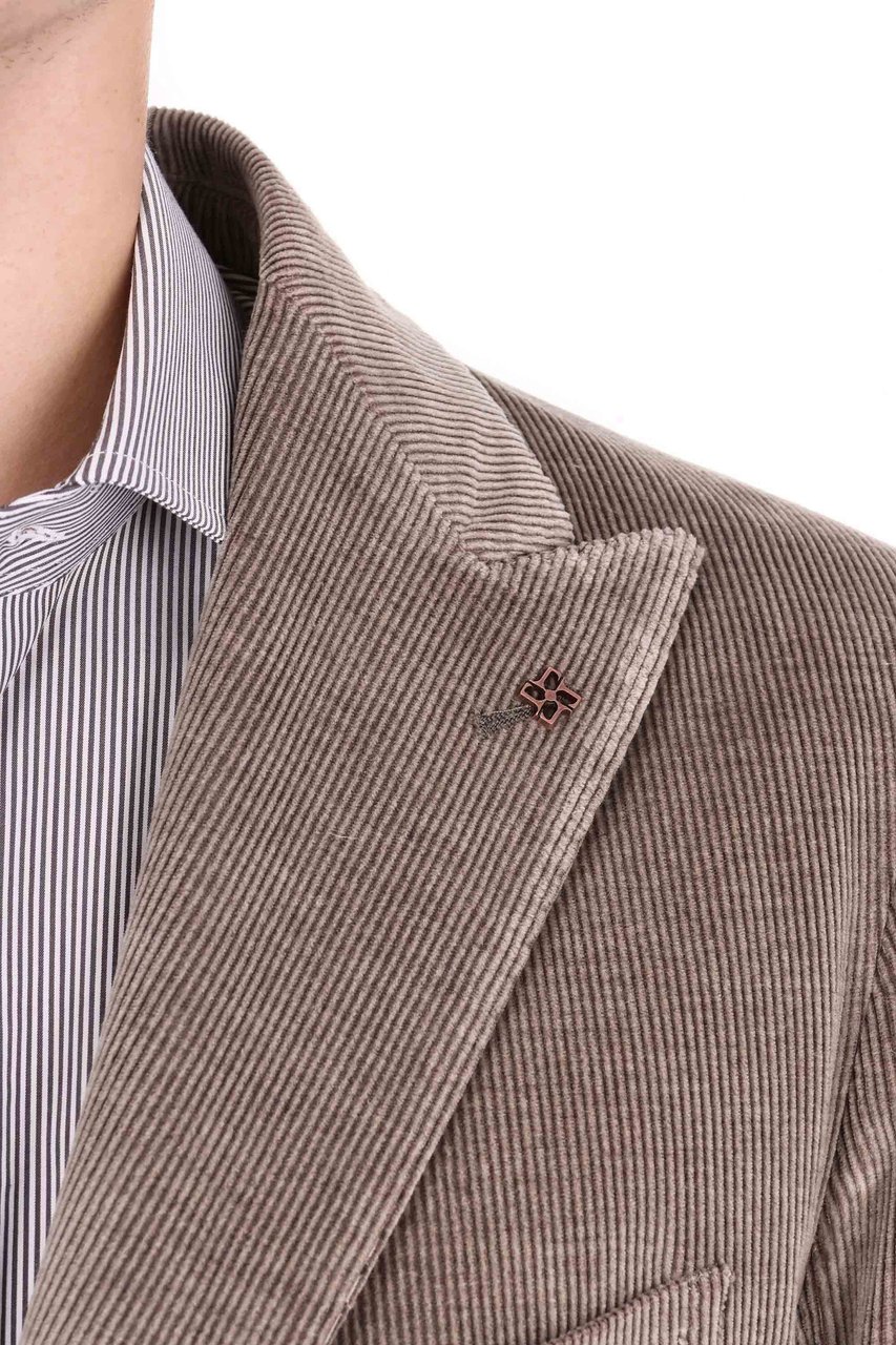 Tagliatore Montecarlo Line Cashco Velvet Jacket Zegna Roze