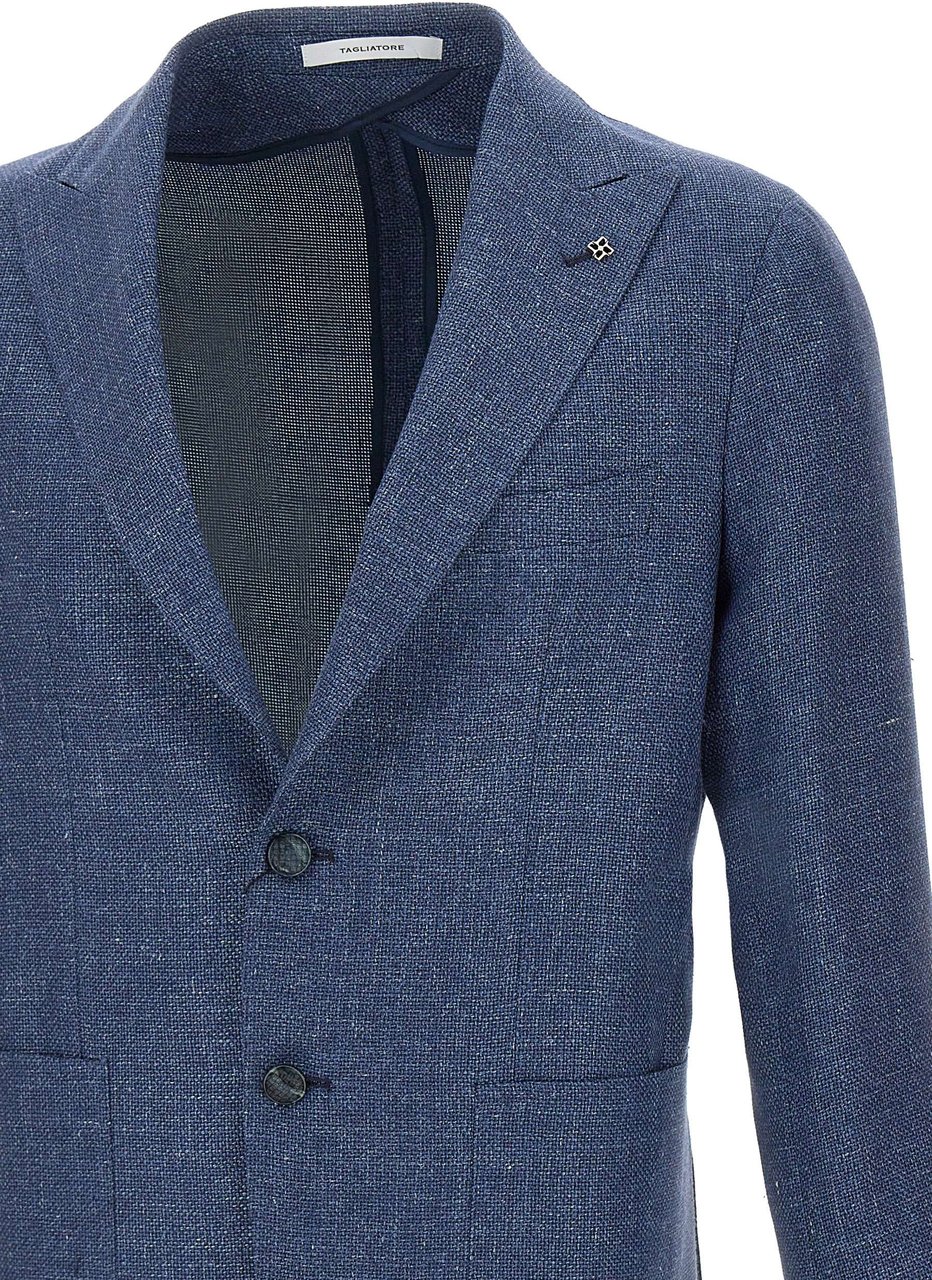 Tagliatore Jackets Blue Blauw