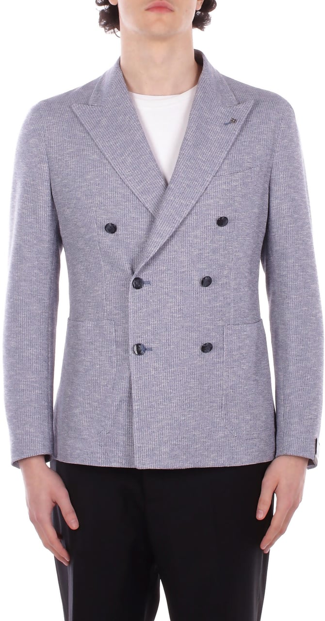 Tagliatore Jackets Clear Blue Blauw