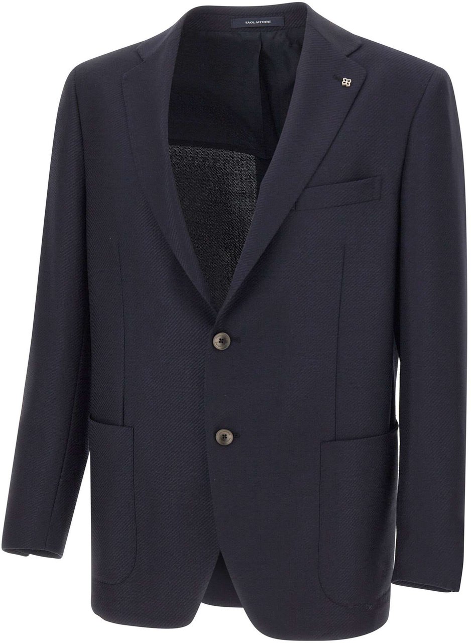 Tagliatore Jackets Blue Navy