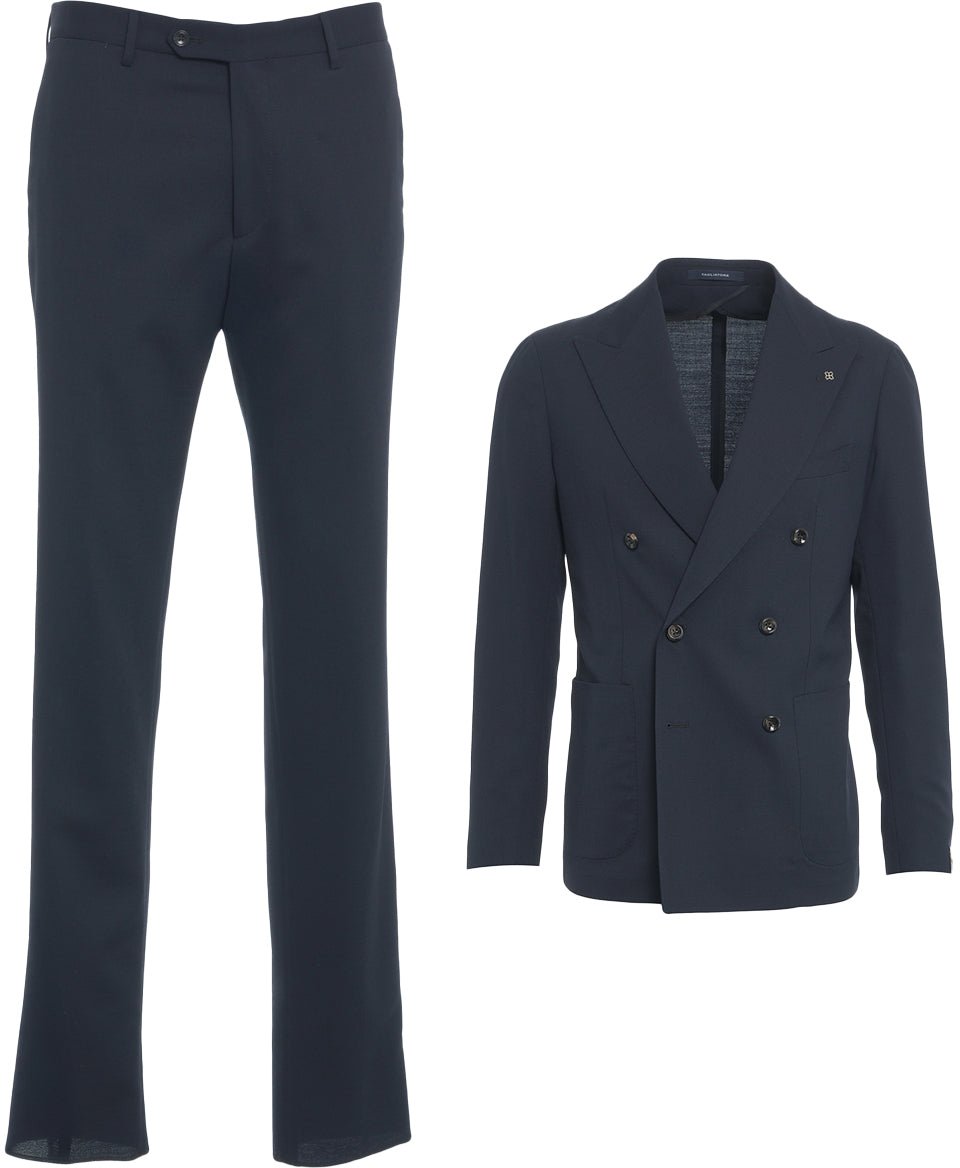 Tagliatore Double-breasted suit Blauw