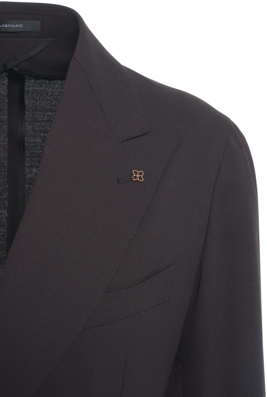 Tagliatore Double-breasted suit Bruin