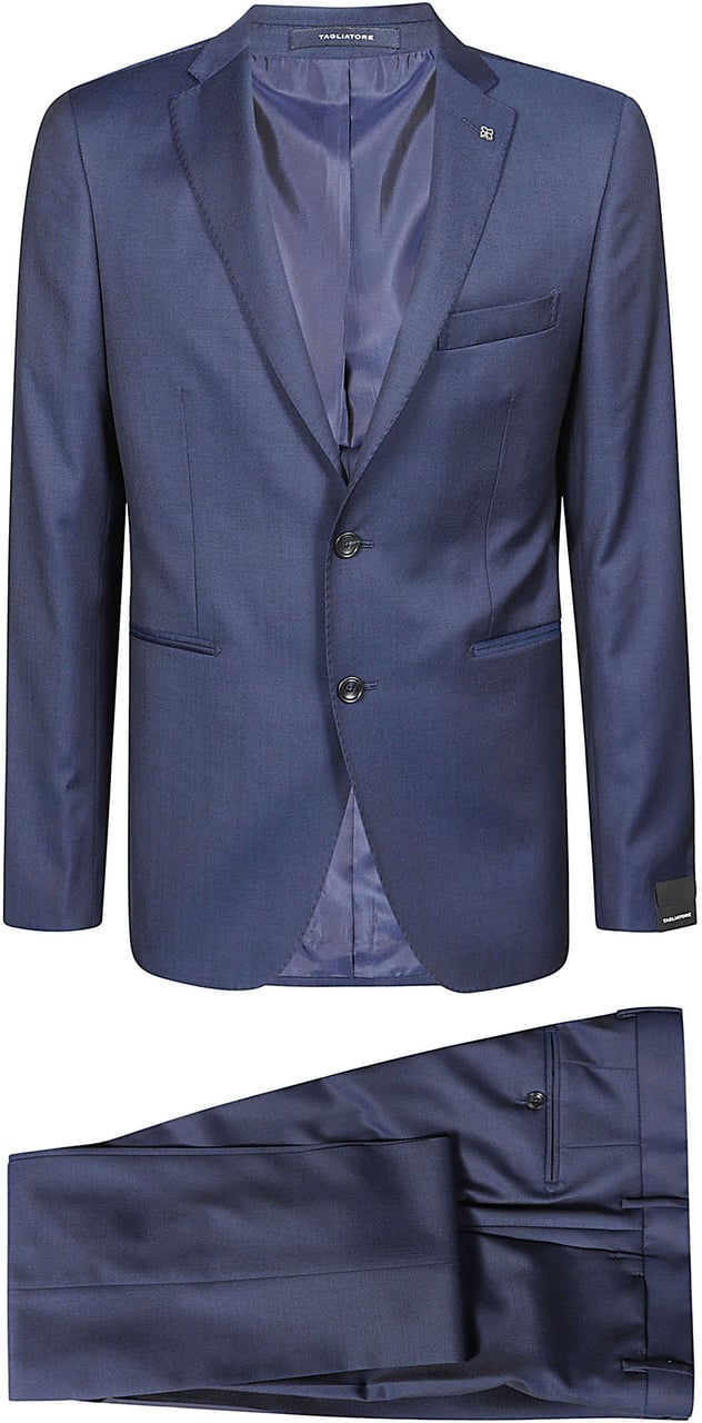 Tagliatore Suit Blue Blauw