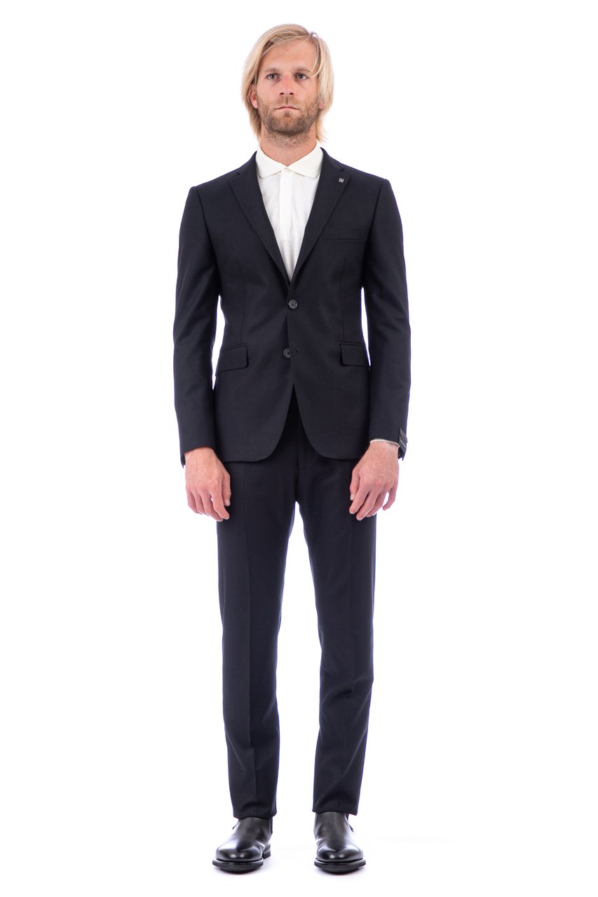 Tagliatore Bruce Comfort Wool Super 110's Suit Zwart
