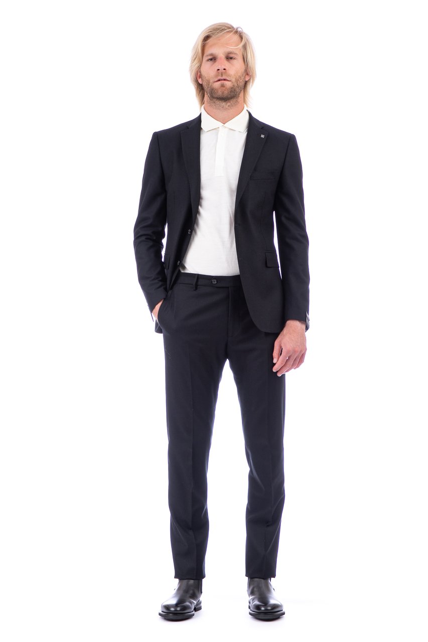 Tagliatore Bruce Comfort Wool Super 110's Suit Zwart