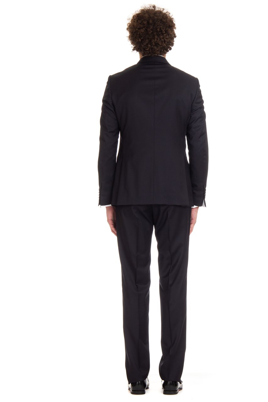 Tagliatore Virgin Wool Super 120’s Bruce Suit Zwart