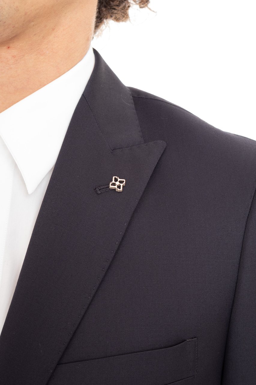 Tagliatore Virgin Wool Super 120’s Bruce Suit Zwart