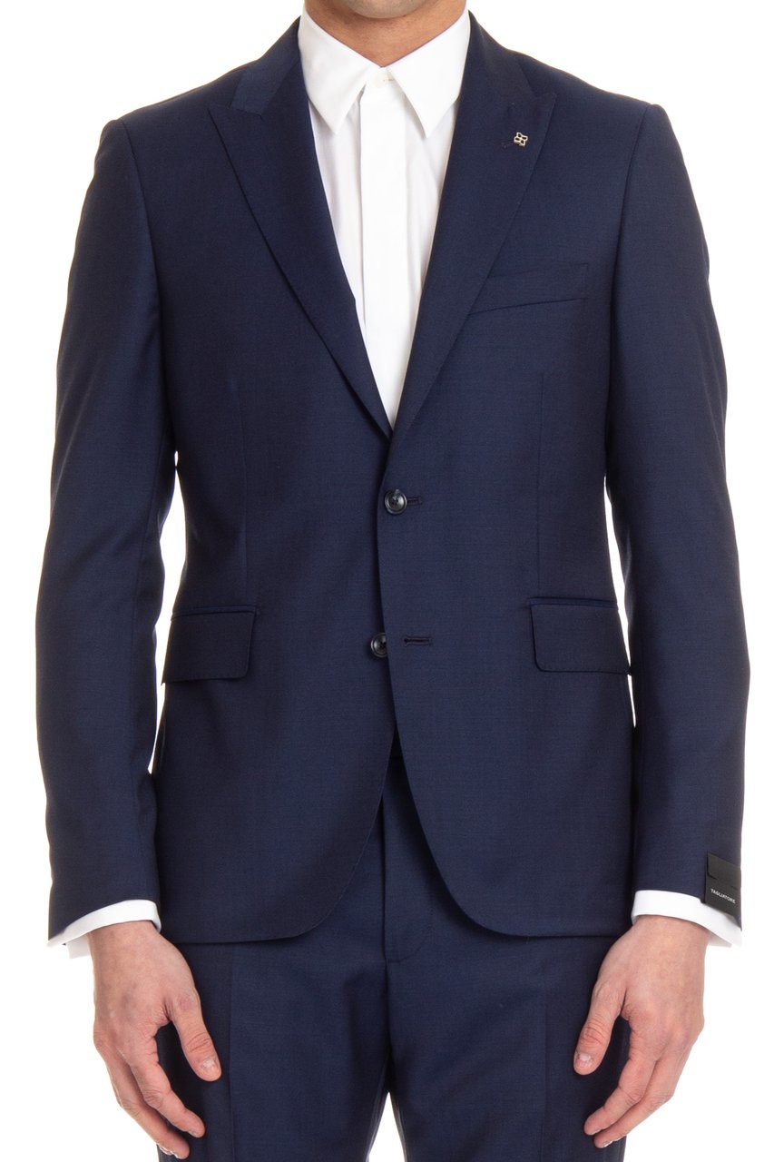 Tagliatore Virgin Wool Super 120’s Bruce Suit Zwart