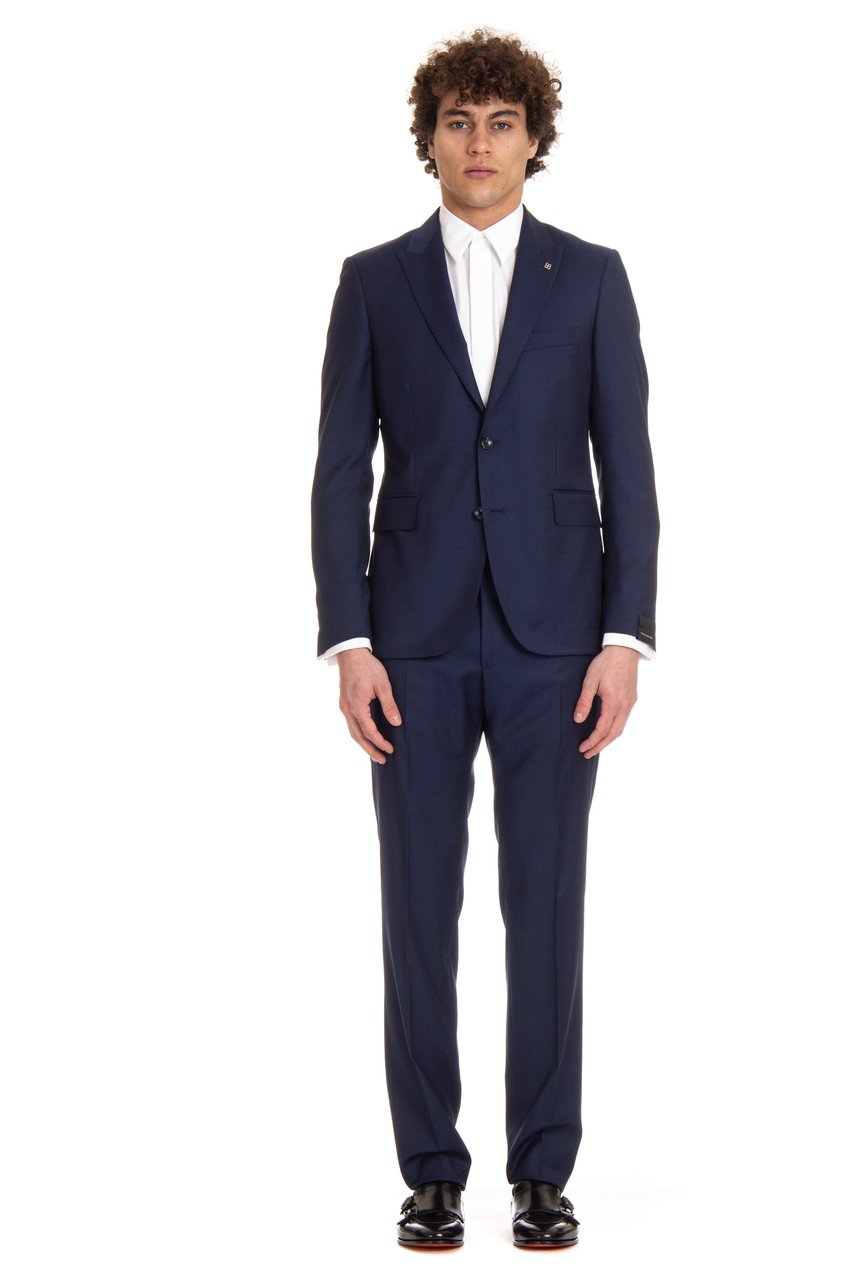 Tagliatore Virgin Wool Super 120’s Bruce Suit Zwart