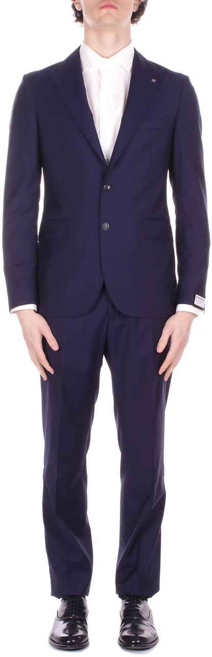Tagliatore Dresses Blue Navy
