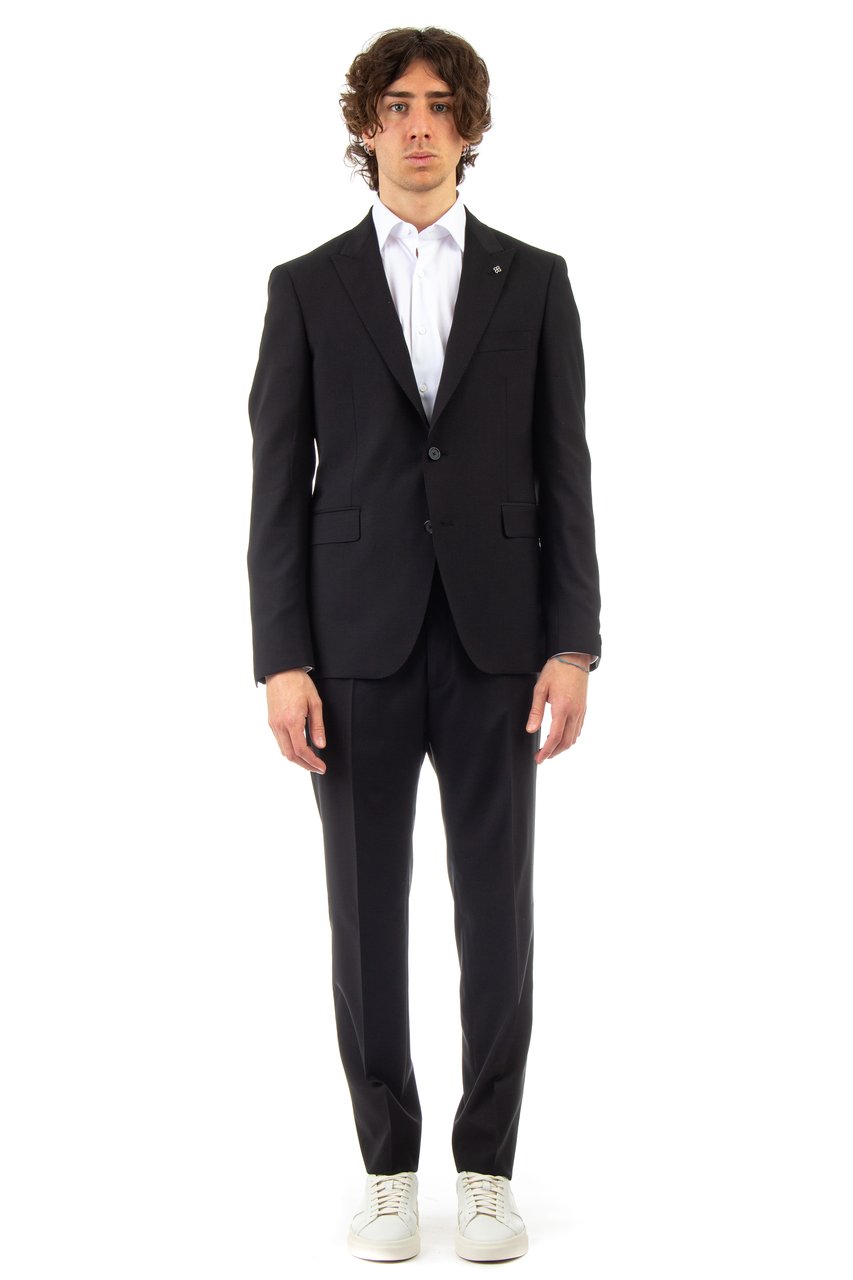 Tagliatore Bruce Super 110’s Wool Suit Zwart