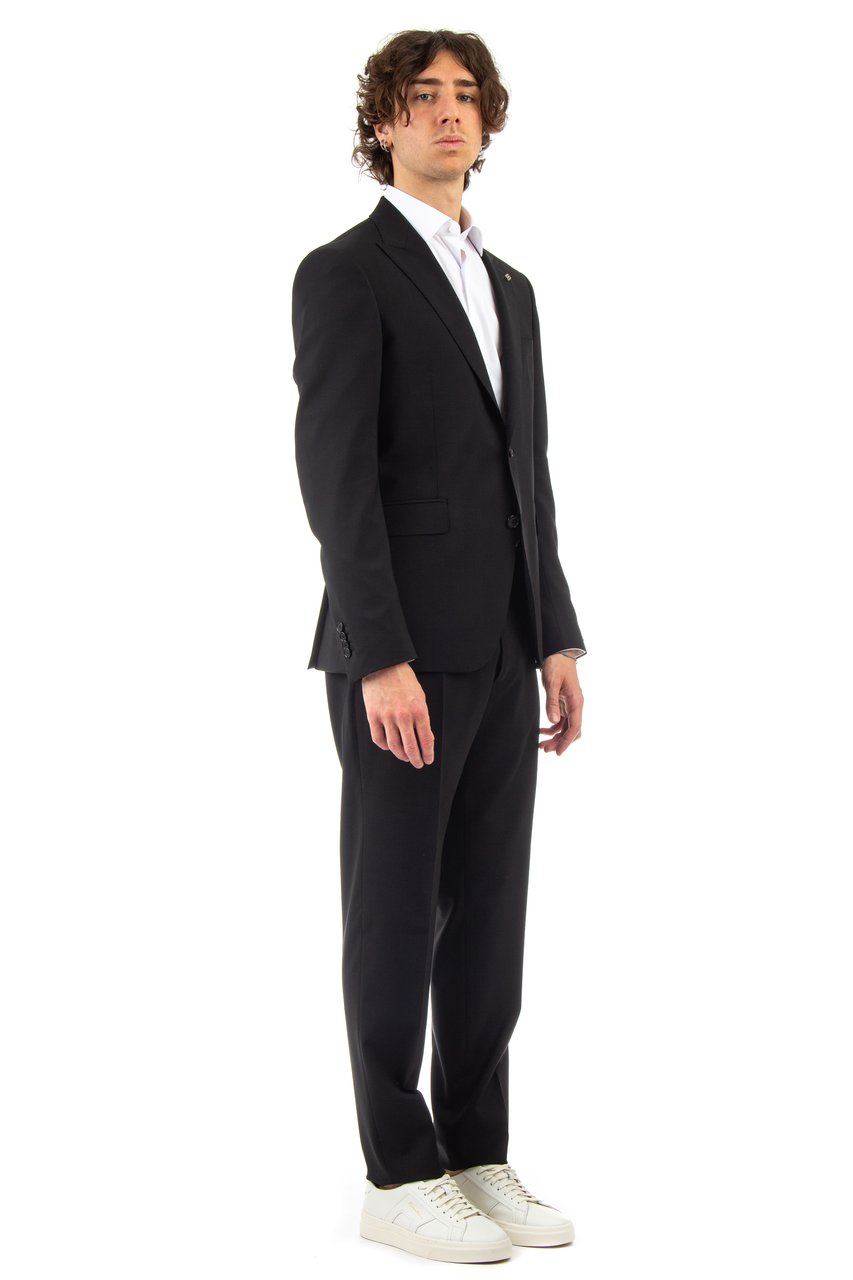 Tagliatore Bruce Super 110’s Wool Suit Zwart