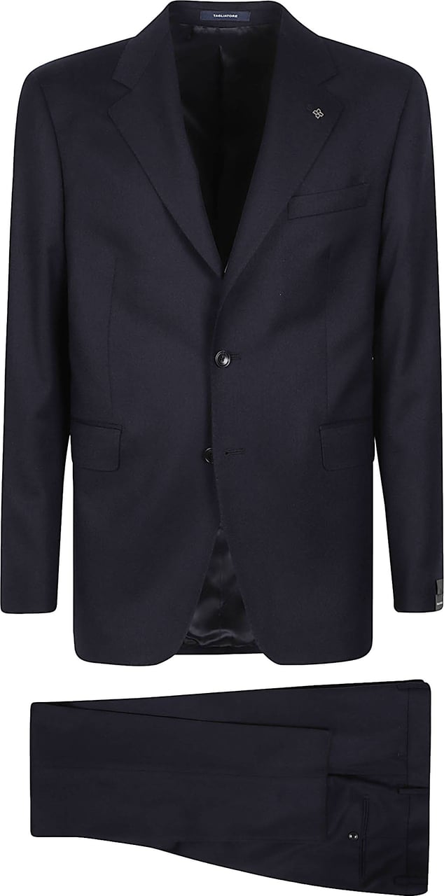 Tagliatore Napoli Suit Blue Blauw