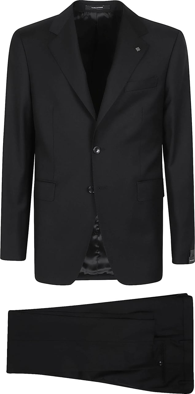 Tagliatore Napoli Suit Black Zwart