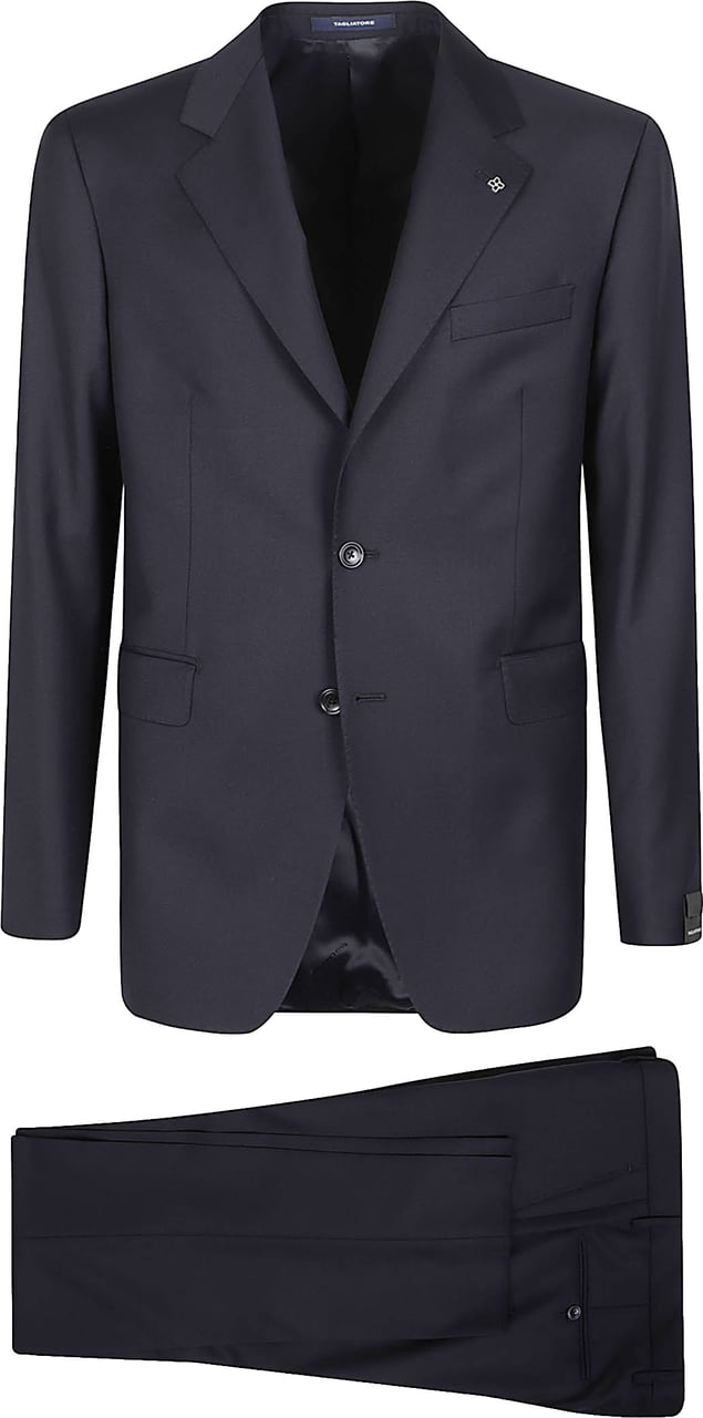 Tagliatore Napoli Suit Blue Blauw