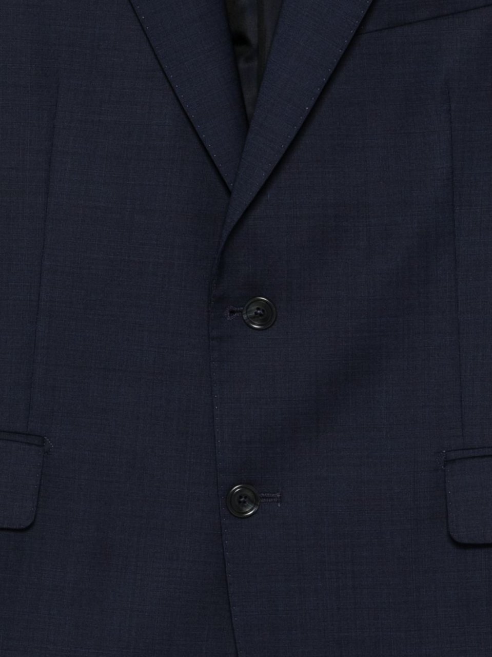 Tagliatore Dark Blue Single Breasted Suit Zwart