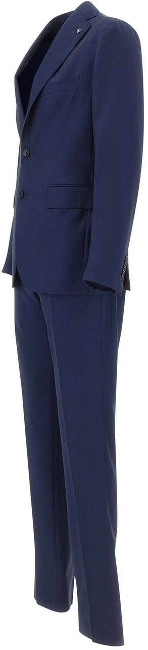 Tagliatore Dresses Blue Navy