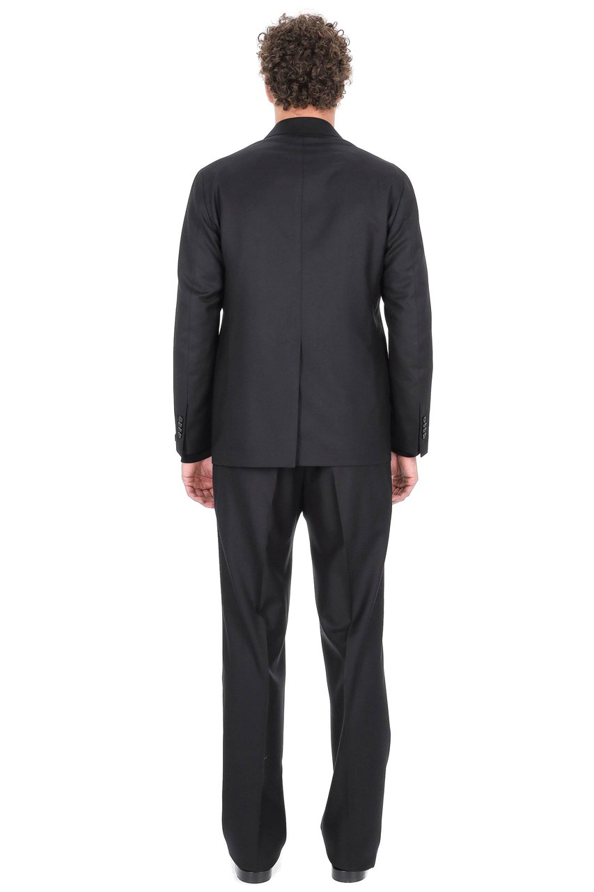 Tagliatore New York Model Super 120’S Wool Double-Breasted Dress Zwart