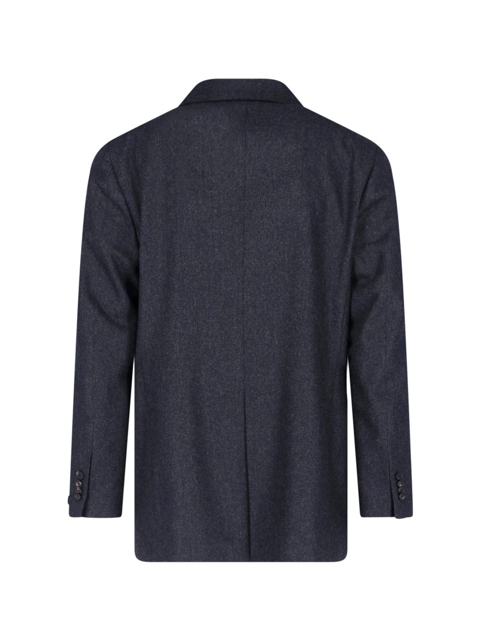 Tagliatore Double-Breasted Virgin Wool Suit With Peak Lapels Grijs