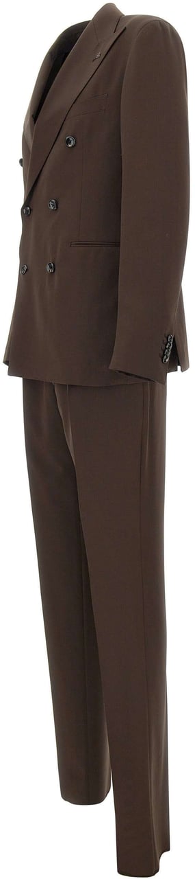 Tagliatore Dresses Brown Bruin