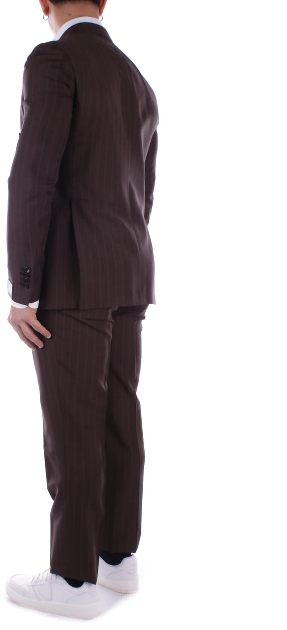 Tagliatore Dresses Brown Bruin