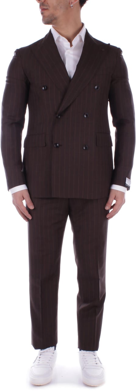 Tagliatore Dresses Brown Bruin