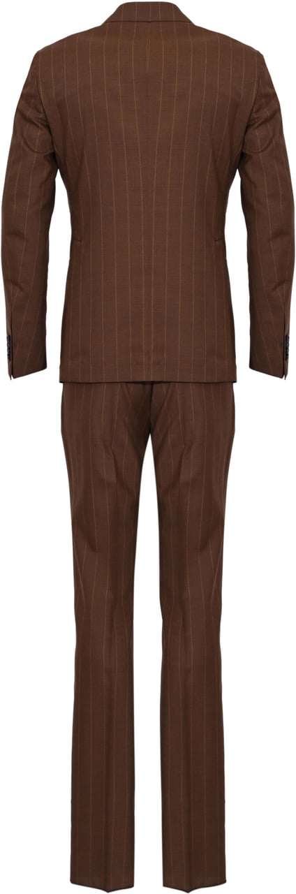 Tagliatore Dresses Brown Bruin