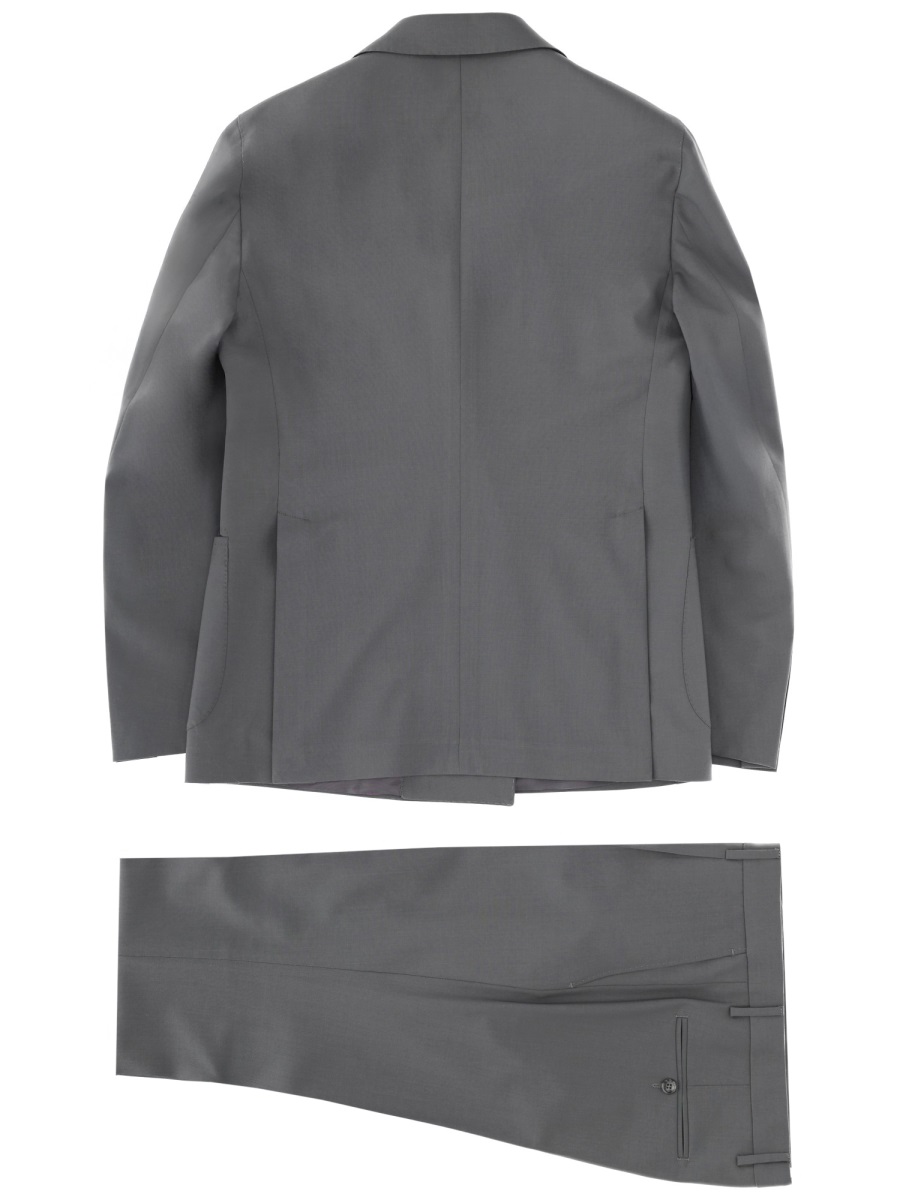 Tagliatore Virgin Wool Blend Tailored Suit Grijs