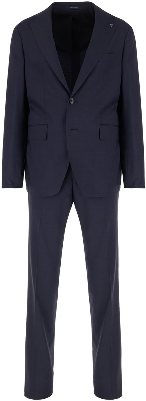 Tagliatore Tagliatore Blue wool suit Blauw