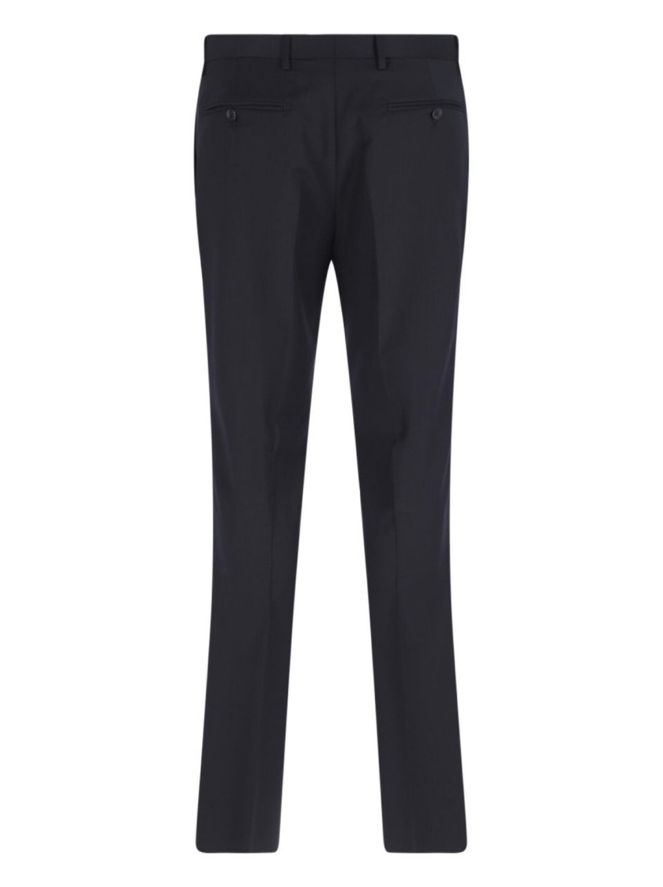 Tagliatore Double-Breasted Tailored Suit With Classic Navy Blazer Zwart