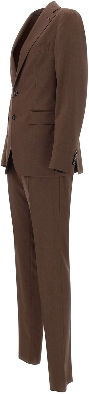 Tagliatore Dresses Brown Bruin