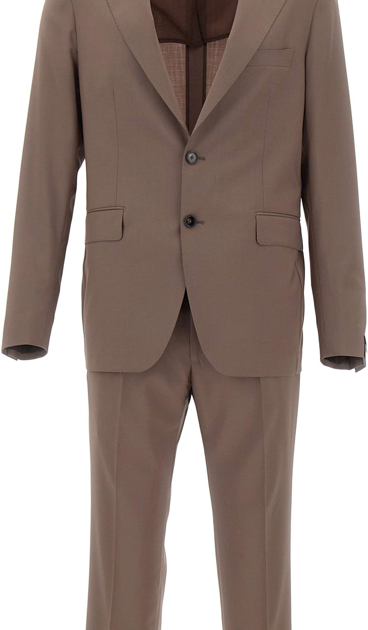 Tagliatore Dresses Brown Taupe