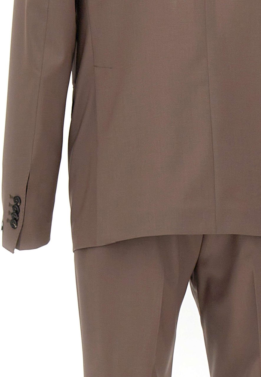 Tagliatore Dresses Brown Taupe