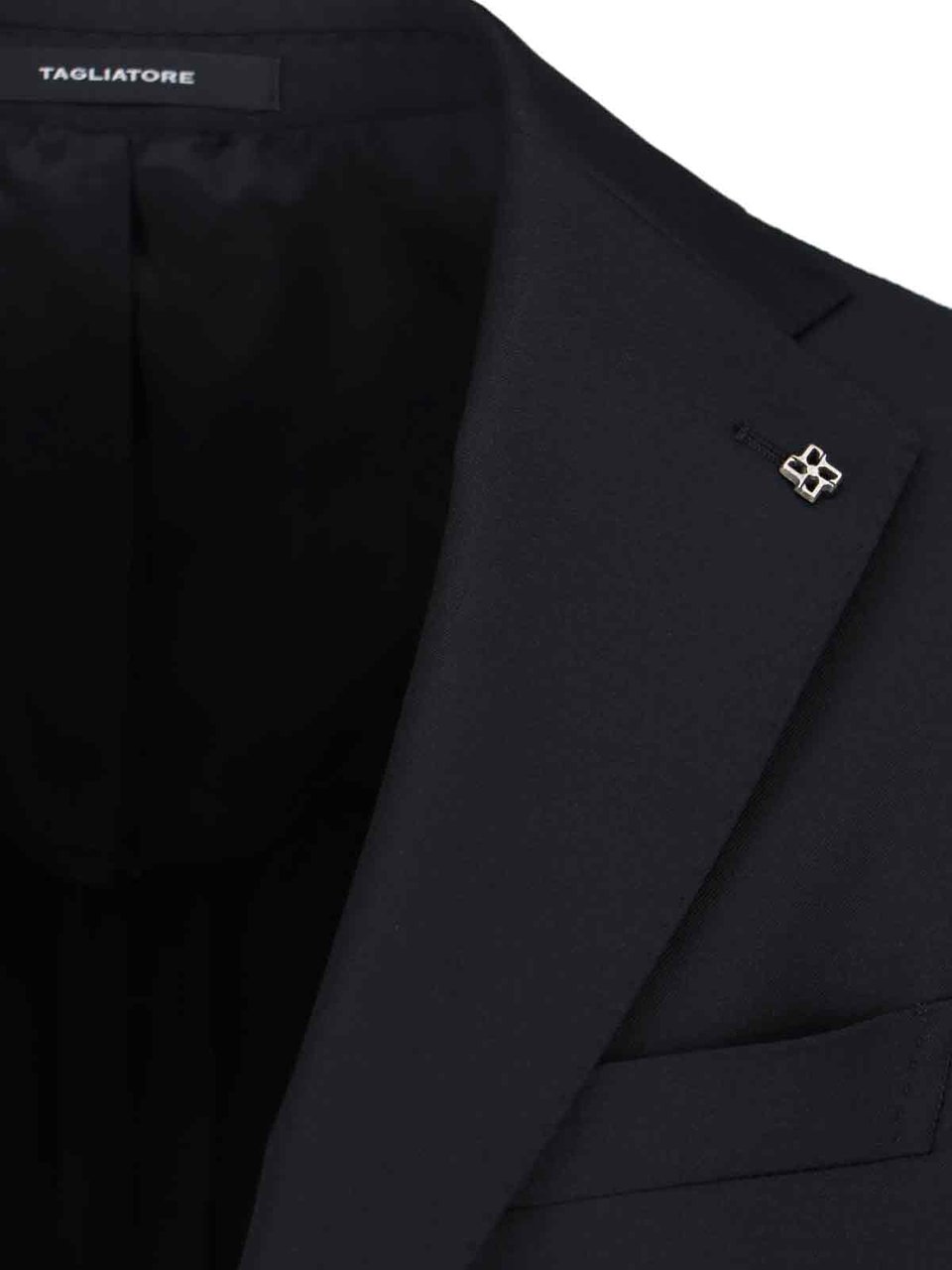 Tagliatore Single-Breasted Cutter Suit – Black Zwart