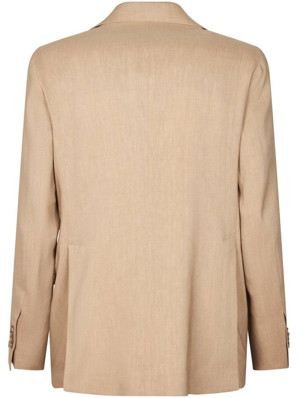 Tagliatore Beige Tailored Jacket with Two-Button Front Neutraal