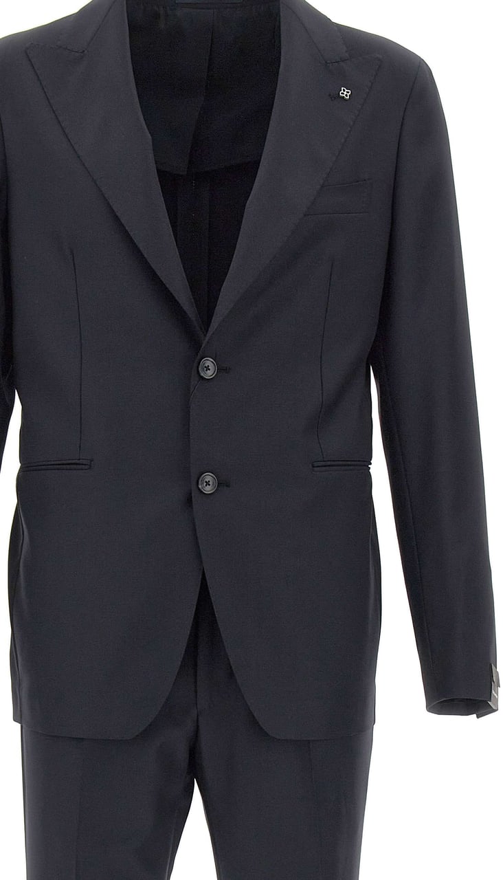Tagliatore Dresses Blue Navy