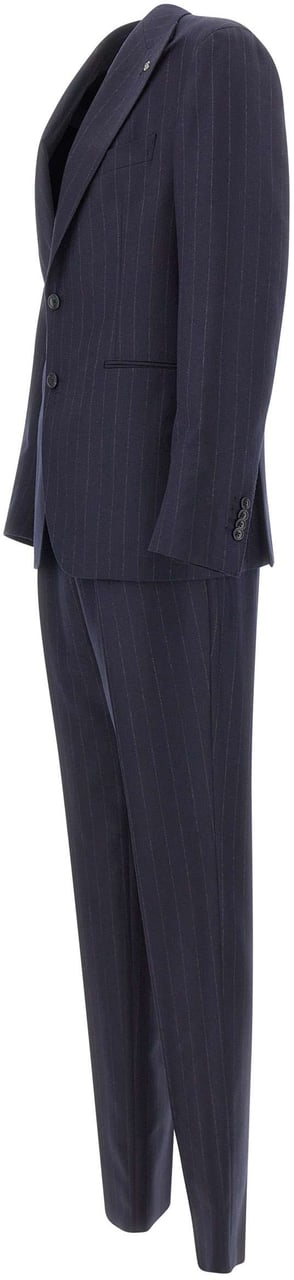 Tagliatore Dresses Blue Blauw